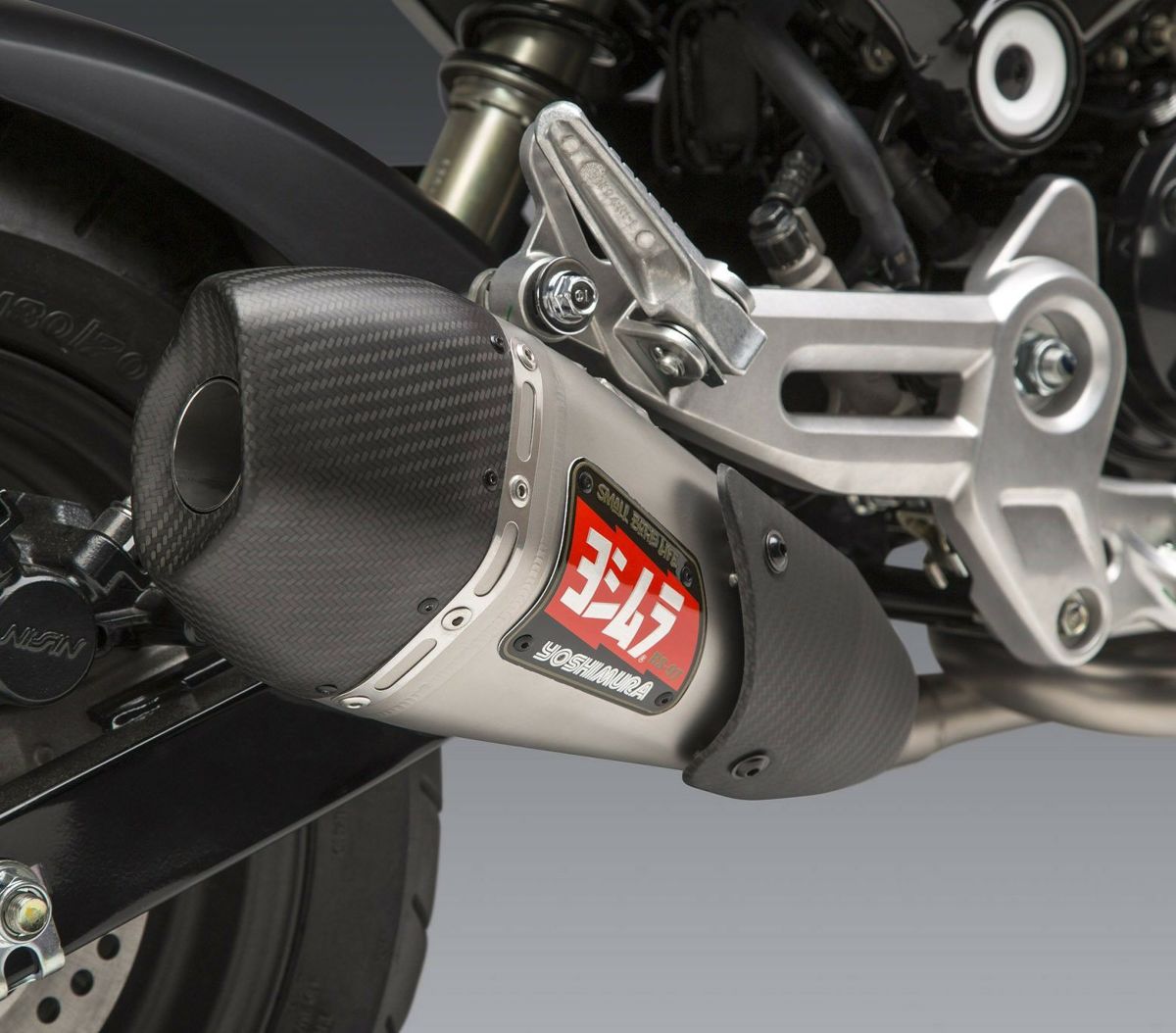 ヨシムラUSA RS-9T フルエキゾースト ステンレス マフラー ホンダ Grom グロム-02