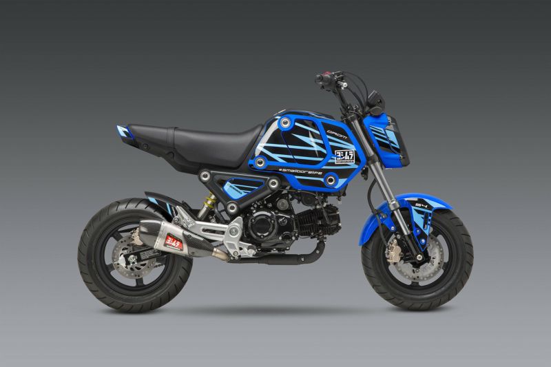 ヨシムラUSA グラフィックキット エッジ ブルー デカール ホンダ Grom グロム-01