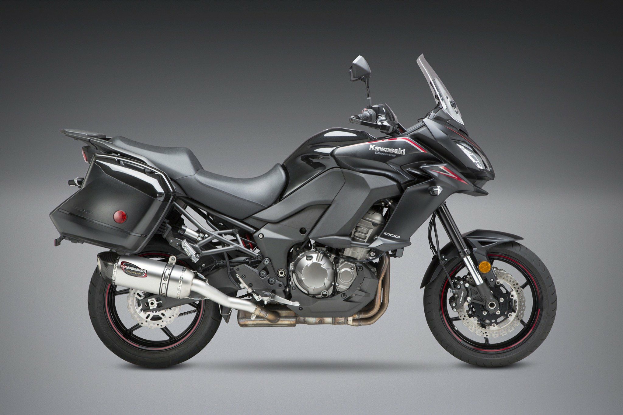 ヨシムラUSA アルファ ストリート スリップオン マフラー カワサキ Versys 1000-03