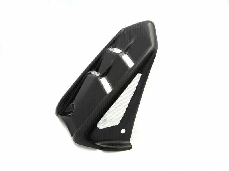 POWERBRONZE リア フェンダー カーボン/シルバー HUGGER ヤマハ MT-09,FZ-09,TRACER,XSR900-02