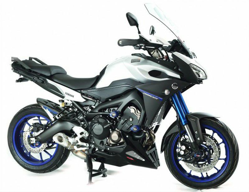 POWERBRONZE アンダーカウル ブラック/シルバー ヤマハ MT-09,FZ-09 