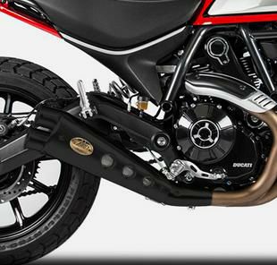 Zard LOW MOUNTED スリップオンマフラーDUCATI スクランブラ- 2021 ブラック-01