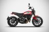 Zard LOW MOUNTED スリップオンマフラーDUCATI スクランブラ- 2021 ブラック-02
