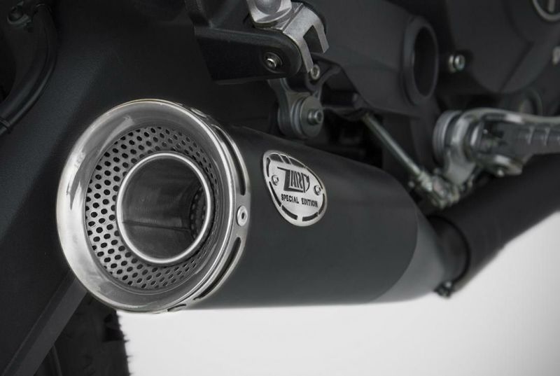 Zard ZUMA スリップオンマフラーDUCATI スクランブラ- 2021 ブラック ステンレスロゴ Euro5適合 | バイクカスタムパーツ専門店  モトパーツ(MOTO PARTS)