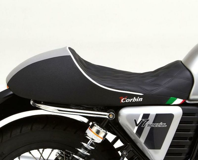 Corbin ガンファイター シート MOTO GUZZI(モトグッチ） V7 Special, Stone & Scrambler 13-16 |  バイクカスタムパーツ専門店 モトパーツ(MOTO PARTS)