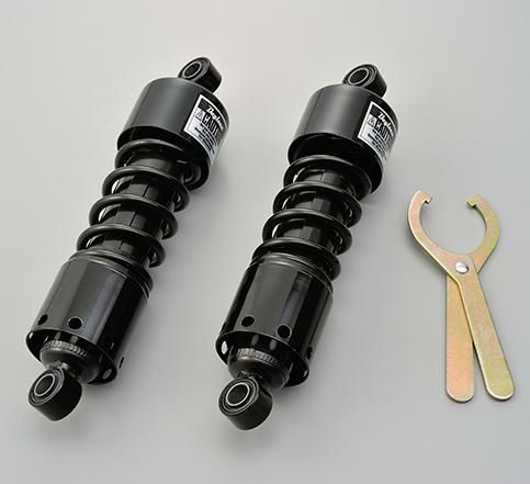 デイトナ ローダウン リア サスペンション リアショック ブラック SR400/500,  レブル250/500-03