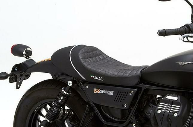 Corbin ガンファイター シート MOTO GUZZI(モトグッチ） V9 Bobber & Bobber Sport (ボバー/ボバースポーツ)  | バイクカスタムパーツ専門店 モトパーツ(MOTO PARTS)