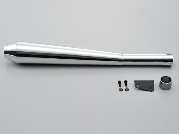 デイトナ スリップオン メガホンタイプ マフラー ヤマハ SR400 キャブ-03