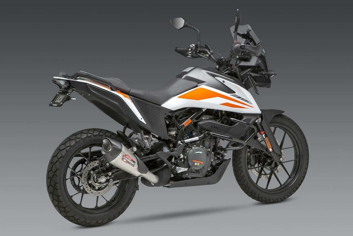 ヨシムラUSA AT2 スリップオンマフラー ステンレス KTM 390Adventure/アドベンチャー 20--04