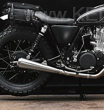 KEDO ケドー ステンレス スリップオン マフラー SR400/500 Gibbonslap 