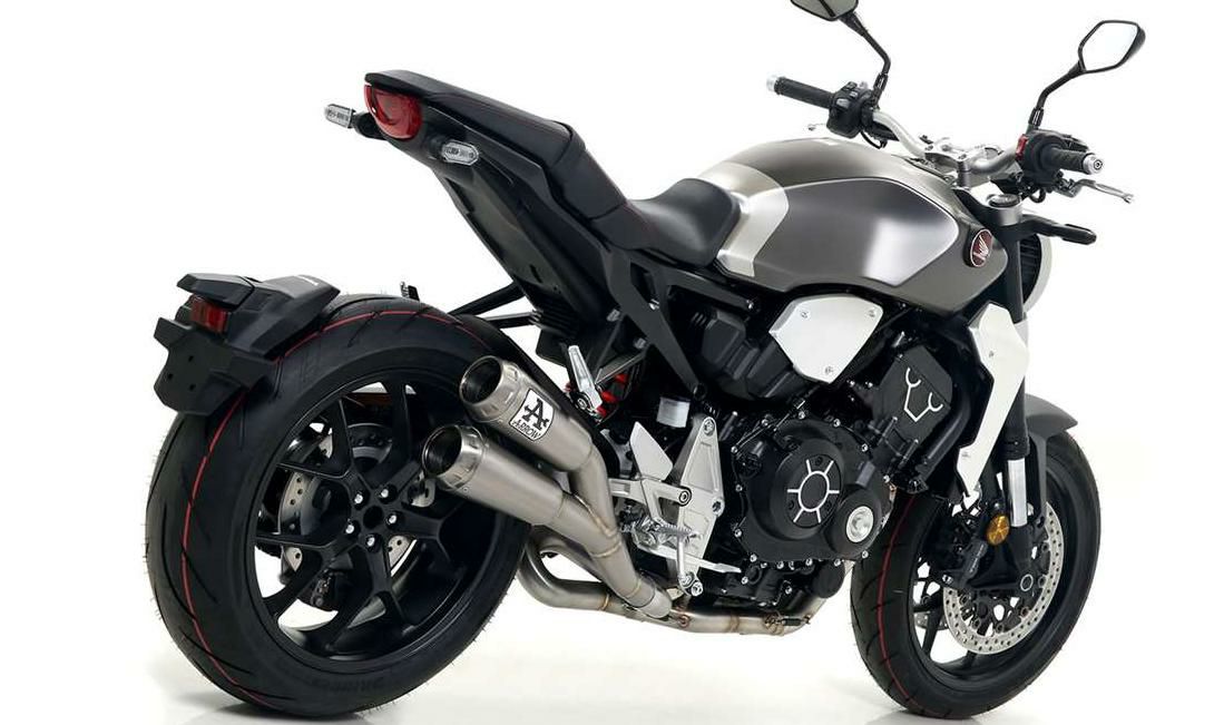 ARROW (アロー) スリップオン マフラー ダブルサイレンサー CB1000R 18-  チタン-03