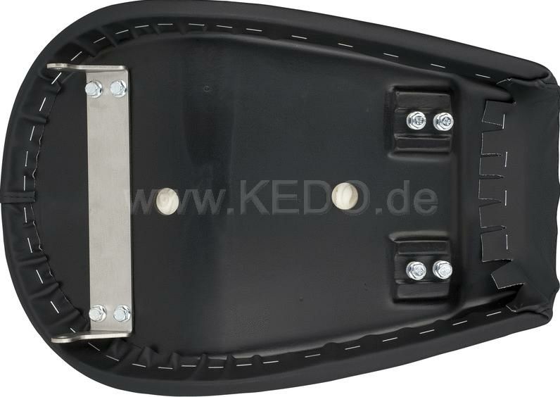 KEDO ケドー シングルシート ブラック ダイヤステッチ ヤマハ SR400/500 -04