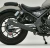 Over Racing オーヴァーレーシング SSメガホン BLK サイレント スリップオン・マフラー ホンダ レブル250-01