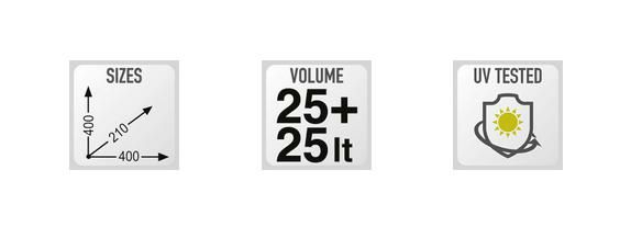 ジビ (GIVI) MONOKEY 防水サイドバッグ 左右セット 片側25L 左右セット-05