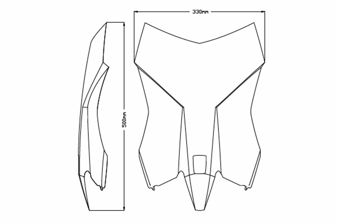 プーチ(Puig) ツーリングスクリーン KTM 390ADVENTURE/390アドベンチャー 2020- ダークスモーク-06