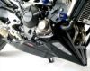 POWERBRONZE アンダーカウル チンスポイラー ブラック/シルバーメッシュ ヤマハ MT-09,FZ-09,XSR900-01