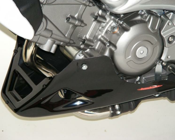 POWERBRONZE アンダーカウル チンスポイラー ブラック  スズキ グラディウス-02