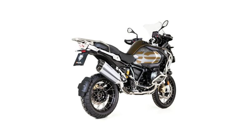 REMUS 8スリップオン・マフラー レース用 R1250GS 2016-2021 シルバー 