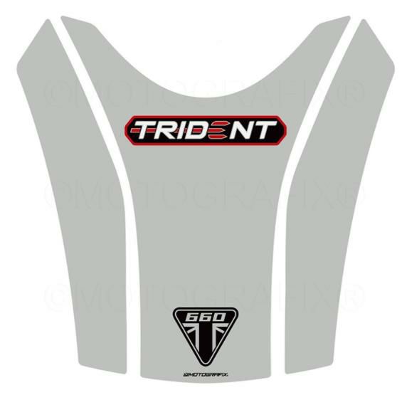 モトグラフィックス タンクパッド シンプルパターン トライアンフ TRIDENT660-02