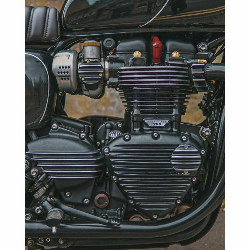 Motone(モートーン) ブラス エキゾースト クランプナット トライアンフ 水冷ツイン用-03