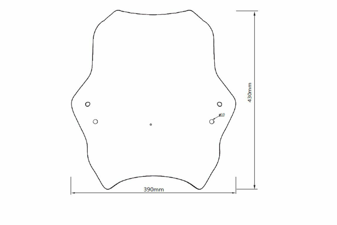 プーチ(Puig) ウィンドシールド/スクリーンBAT MT-25/MT-03 2020- ライトスモーク-03