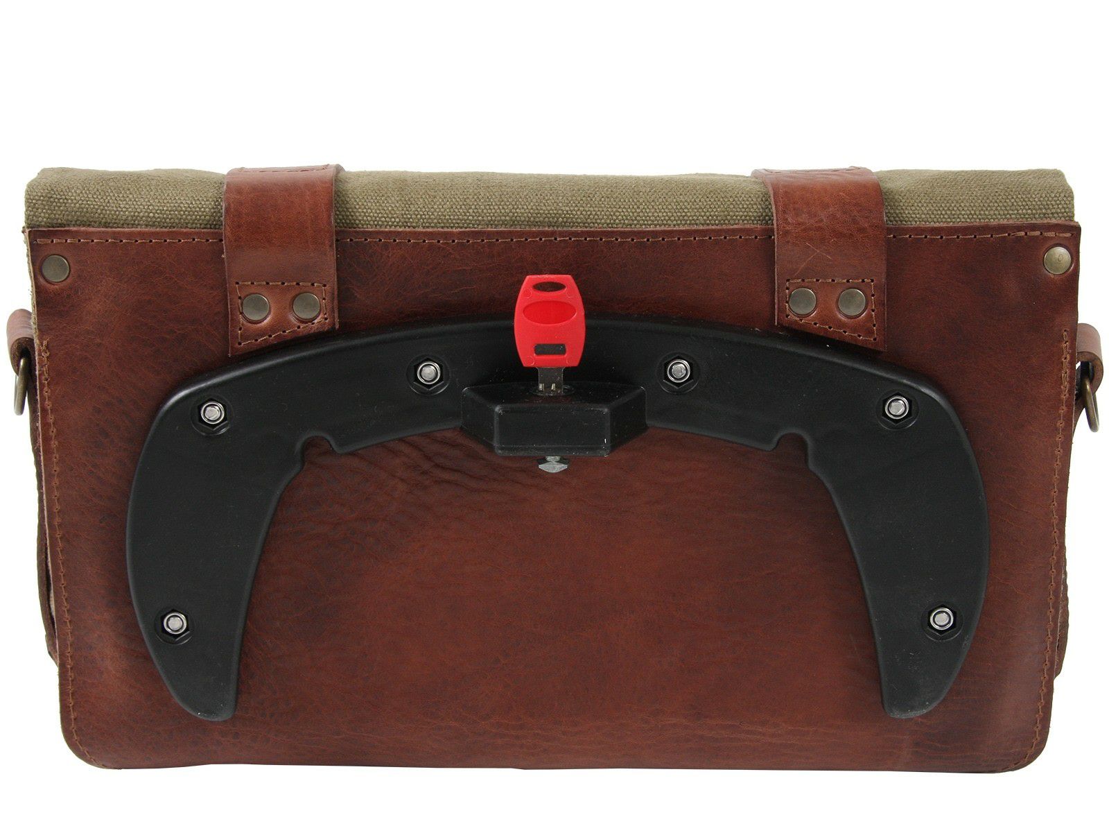 ヘプコ＆ベッカー(HEPCO＆BECKER) C-BOW Legacy courier bag サイドバッグ  Mサイズ カーキ-08