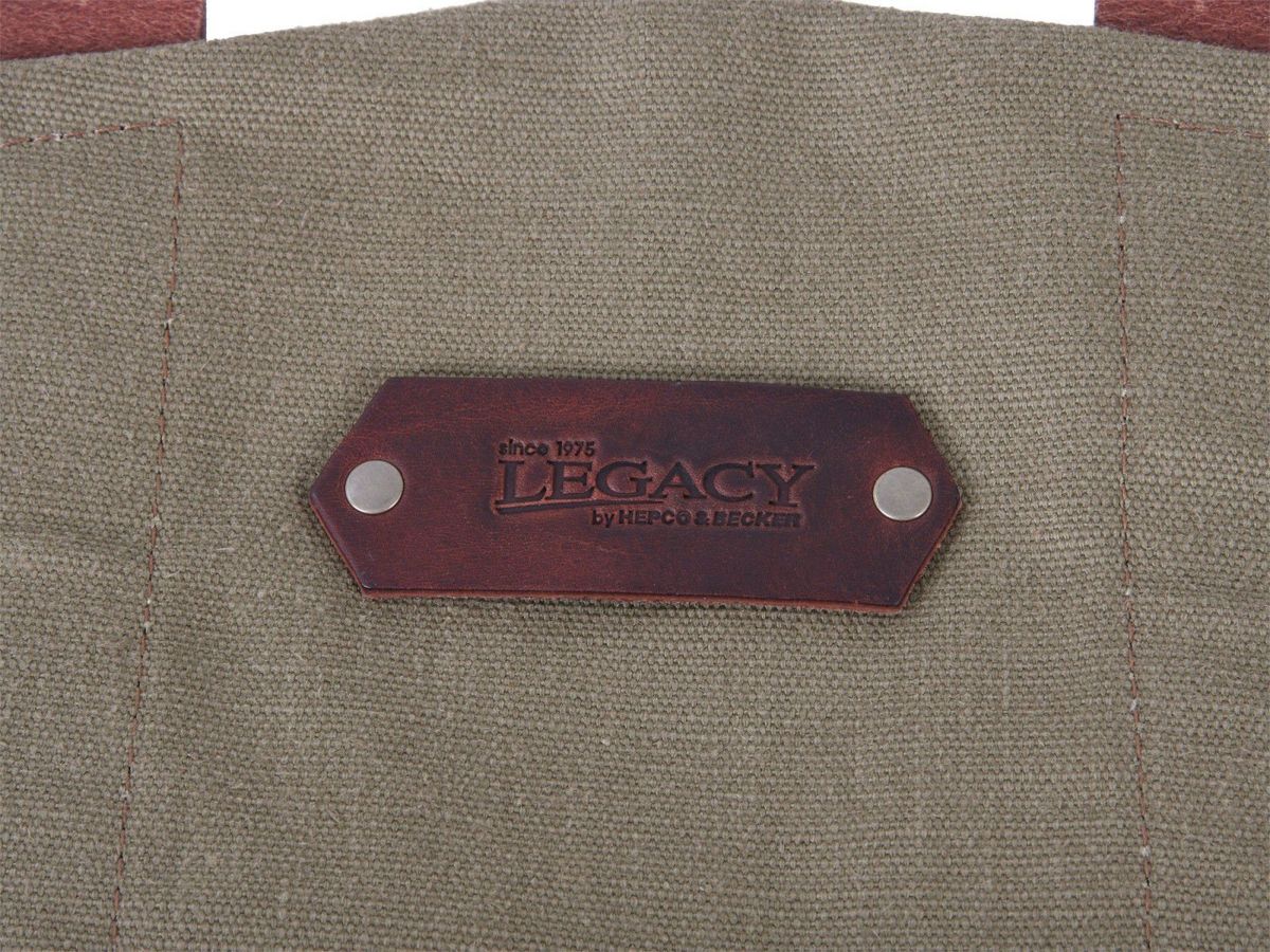 ヘプコ＆ベッカー(HEPCO＆BECKER) C-BOW Legacy courier bag サイドバッグ Lサイズ カーキ-05
