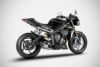 ザード(Zard) スリップオンマフラー StreetTriple765(ストリートトリプル765) 2020- レース用 チタン-05