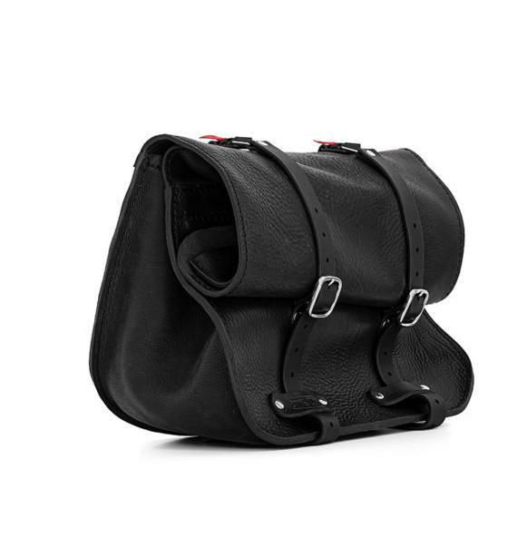 エンズクォイオ(Endscuoio) Roll Dresden レザー サイドバッグ 左側 BMW R18-03