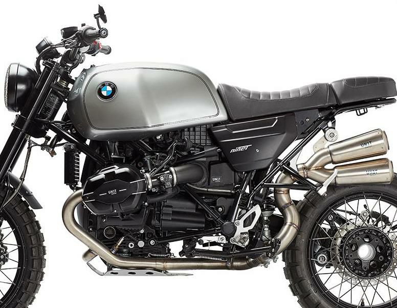 WEB限定デザイン BMW RnineT UNIT GARAGE BIPOSTOゲル入りレザーシート