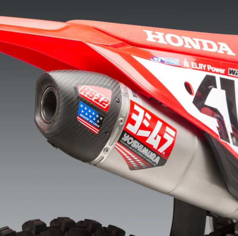 ヨシムラUSA RS-12 ステンレス フルエキゾースト マフラー ホンダ CRF250R/RX-01