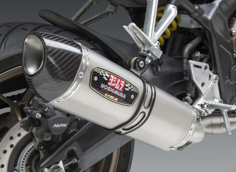 ヨシムラUSA R-77 レース ステンレス フルエキゾーストマフラー ホンダ CBR650F/CB650F/CB650R-01