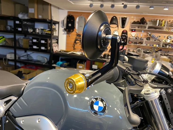 BMW RnineT 14- バーエンドミラー 左右セット DKdesign EXRIDER