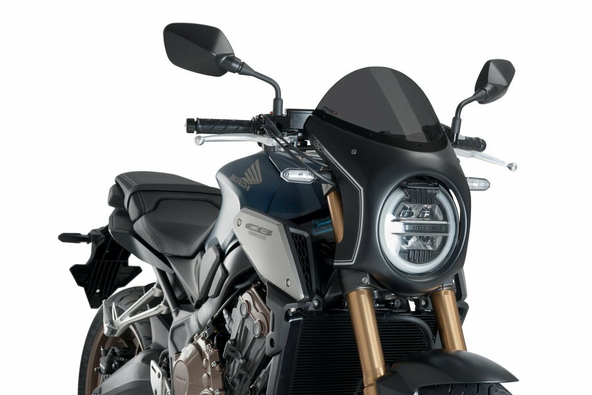 プーチ(Puig) レトロ セミフェアリング スクリーン CB650R CB1000R 2018- ダークスモーク-02