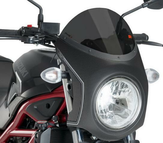 プーチ(Puig) レトロ フロントカウル フェアリング スクリーン SV650