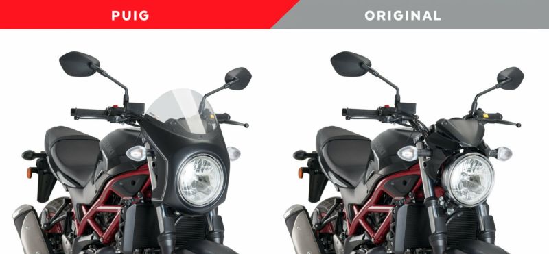 プーチ(Puig) レトロ フロントカウル フェアリング スクリーン SV650 