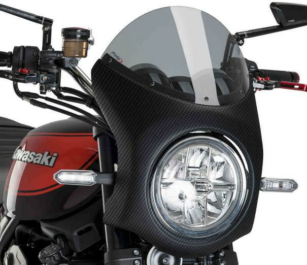 プーチ(Puig) XSR900 16-21 フロントカウル フェアリング レトロ ブラック/ブラック | バイクカスタムパーツ専門店  モトパーツ(MOTO PARTS)