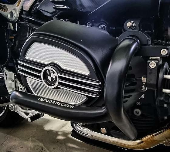 BMW R-nineT 14-20 シリンダーヘッドカバー エンジンガード 左右セット TYPE-A DKdesign-01