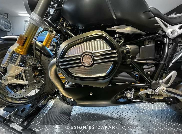 BMW R-nineT 14-20 シリンダーヘッドカバー エンジンガード 左右セット TYPE-A DKdesign-08