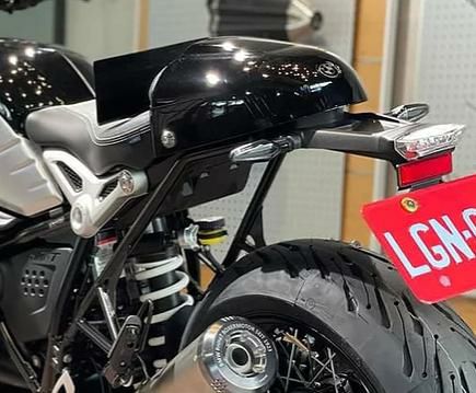 BMW RnineT 14- シングルシートカバー/ハンプカバー ブラック Dkdesign 
