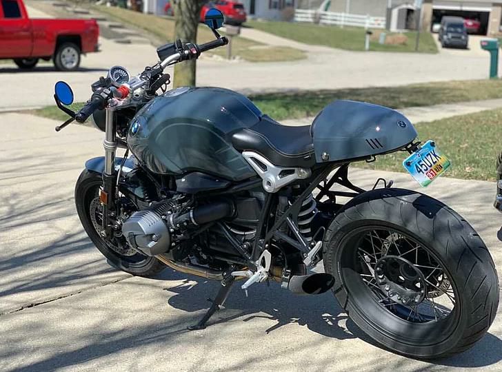 BMW RnineT 14- シングルシートカバー/ハンプカバー カタラノグレー 