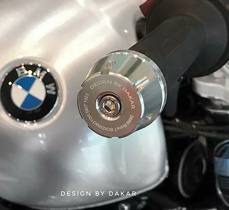 BMW R-nineT 14- バーエンドスタビライザー アルミ 左右セット シルバー Dkdesign-01