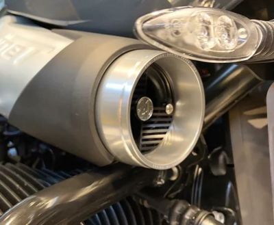 BMW RnineT 14- シルバー エアインテークカバー リング Dkdesign