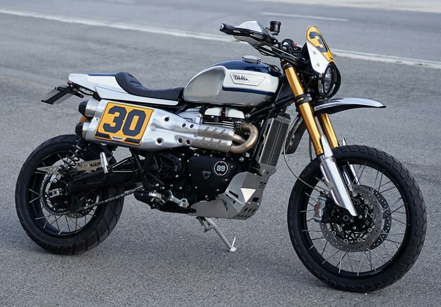 Tamarit タマリットフルエキゾースト マフラー ダカール トライアンフ スクランブラー 1200/XE-03