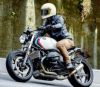 BMW R-nineT 14- スキッドプレート アンダーガード シルバー Dkdesign-03