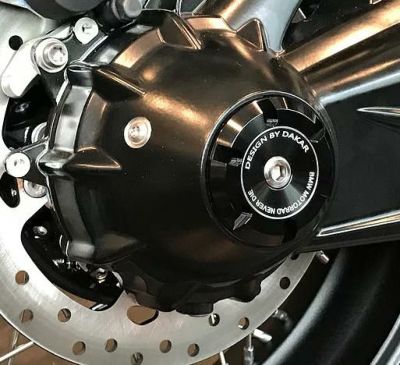 BMW RnineT　R12/R12nineT リア アクスルスライダー ブラック DKdesign