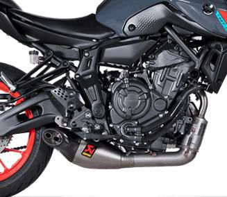 アクラポヴィッチ MT-07 2021-、XSR700 2022 フルエキゾースト 