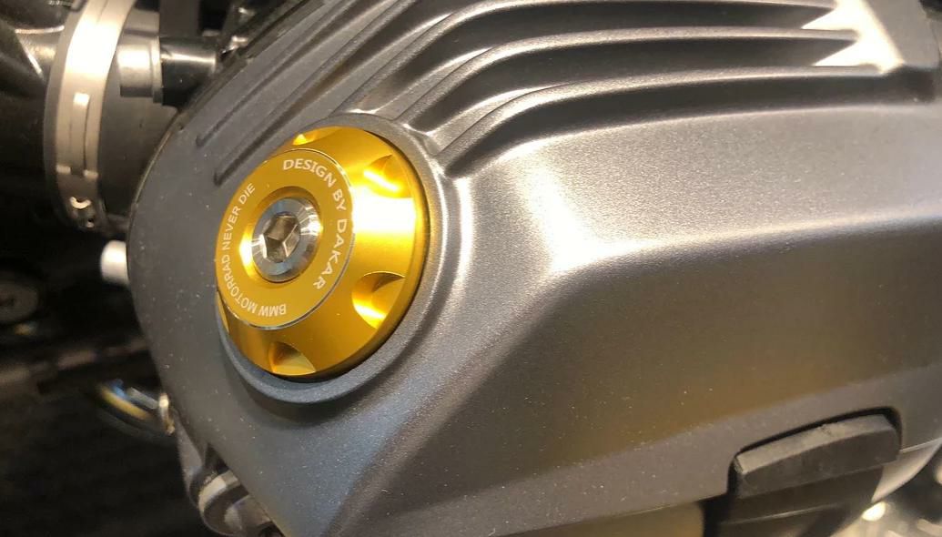 BMW R-nineT 14- オイルフィラーキャップ ゴールド DKdesign-03