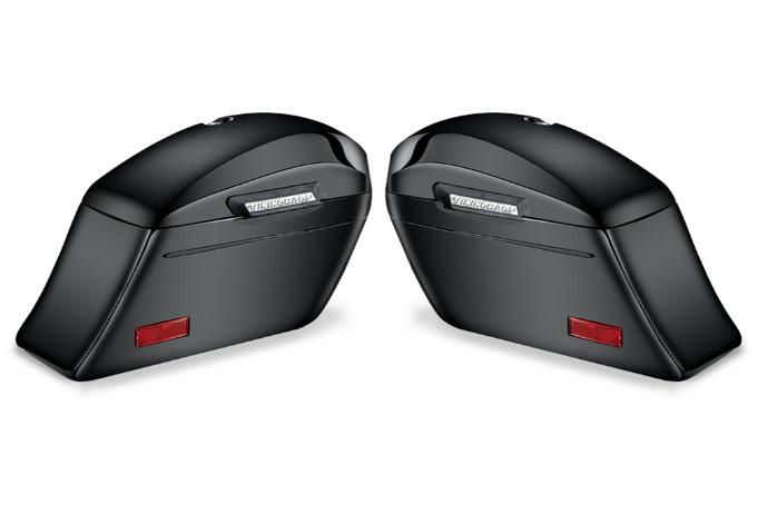 スカウト Scout Sixty ハード サドルバッグ ラメラ グロスブラック インディアン Viking Bags-03