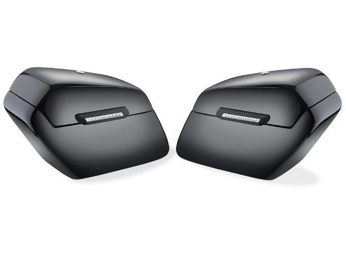 Scout エキストラ ラージ ハード サドルバッグ インディアン バルドル ブラック Viking Bags-03